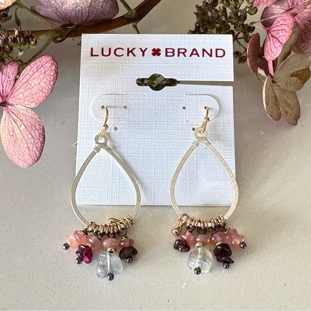🌹HOST PICK🌹 NWT Lucky Brand Stone Drop Earrings